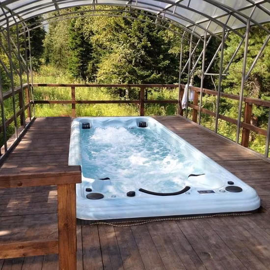 Nouveau luxe 6 mètres Jets puissants sans fin SPA de natation Jy8601