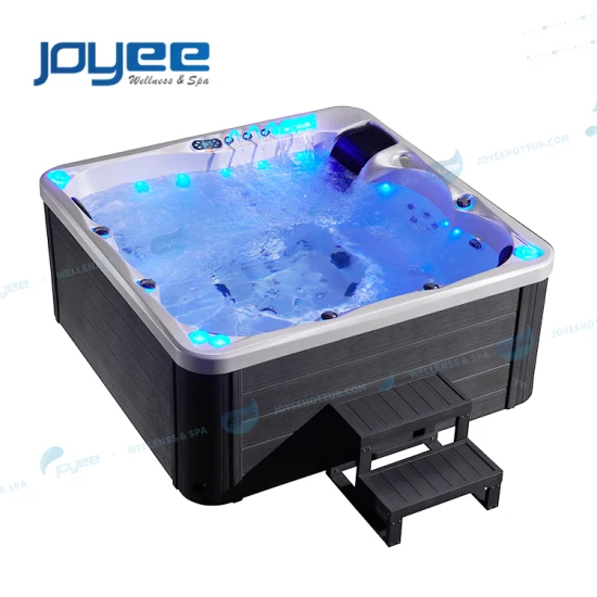 Joyee usine prix bon marché 6 personnes électrique Jacuzi Whirlpool SPA extérieur bain à remous